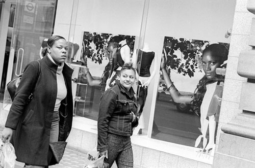 2 girls poster hard stare